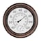 Nature Spring Wall Thermometer Decorative Indoor/Outdoor Temperature and Hygrometer Humidity Gauge, 5.5" Display 636457GMF - alternate 2